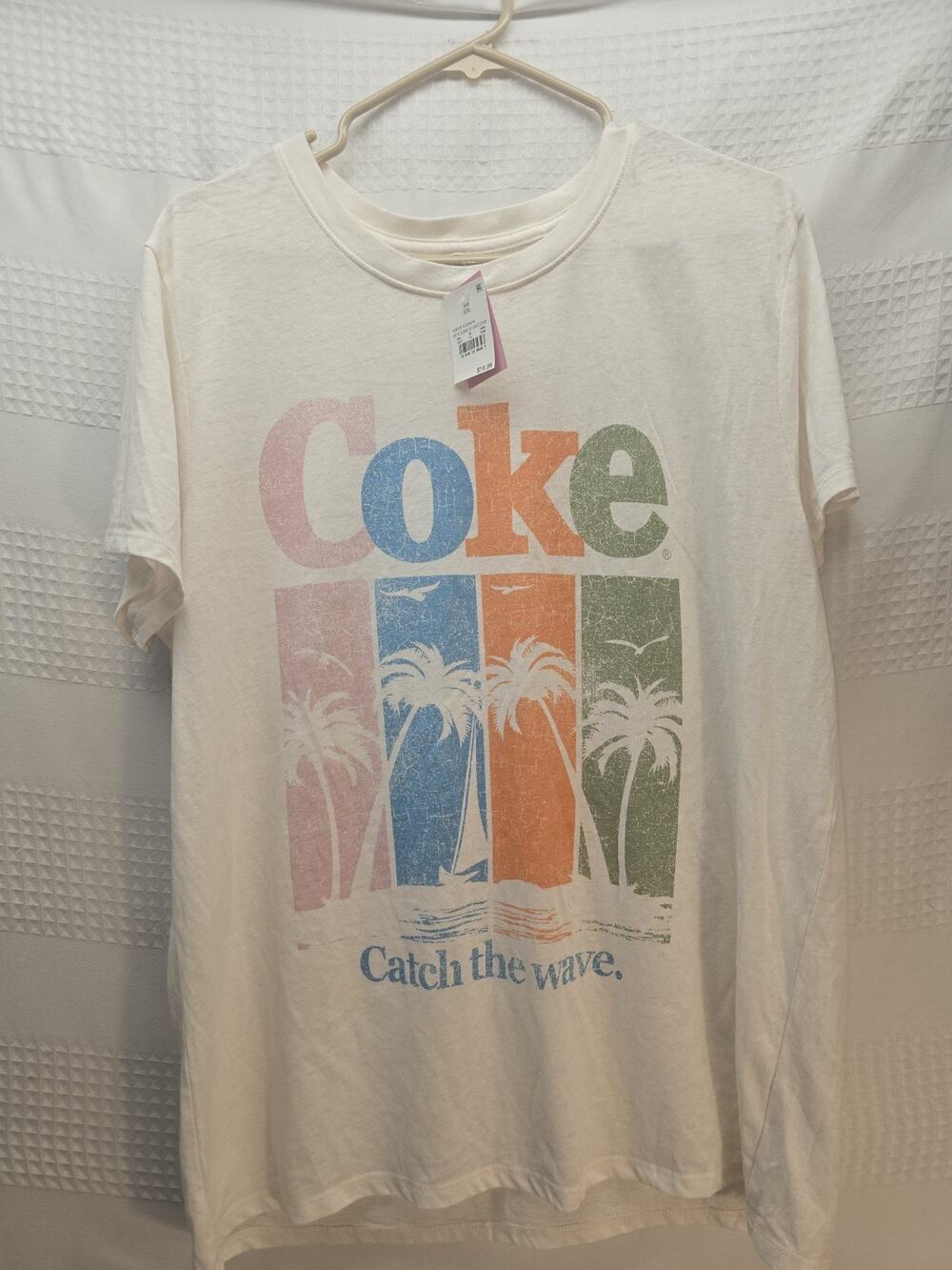 Coca Cola Tshirt Unisex Size XXL Short Sleeve Graphic Tee Coke Crew Neck 6837